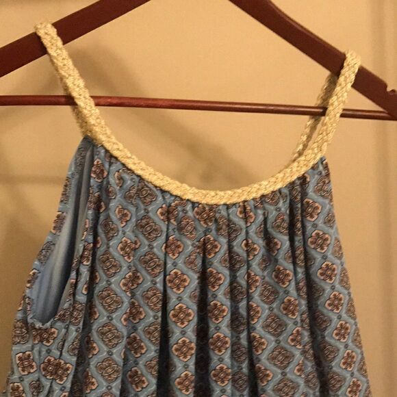 VERSONA A-Line Dress with Gold Trim - Size Large - Picture 5 of 8